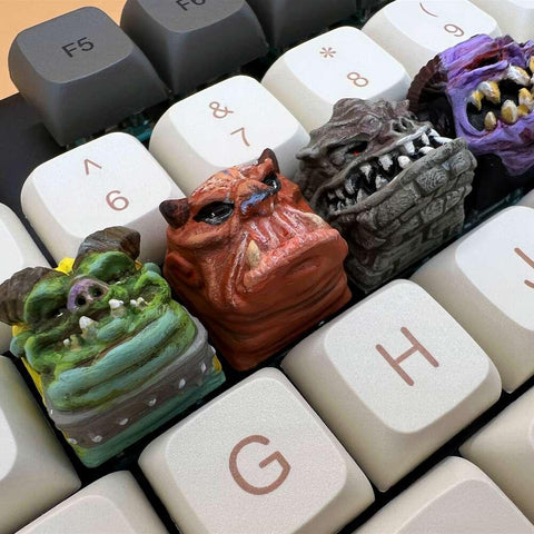 Orc Friends: Bundle of 4 Keycaps - KEYCAPIST