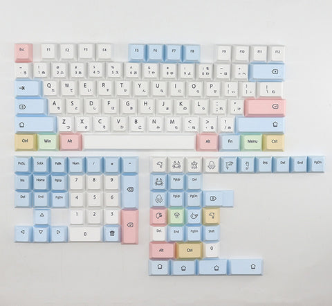 Chalk 136-Key Keycap Set