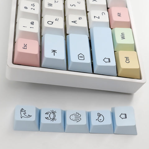 Chalk 136-Key Keycap Set