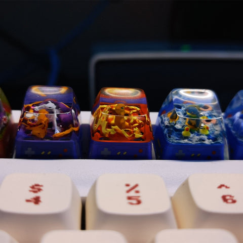 Pokemon Resin Keycap Serie