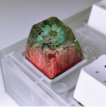 Lotus Resin Keycap