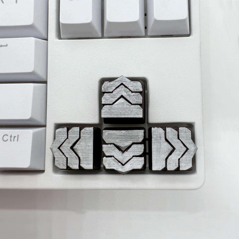 Silver Arrows Keycaps - Painted Arrows Keycaps -KEYCAPIST