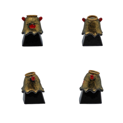 San Naughty keycaps - Painted San Naughty Keys - KEYCAPIST