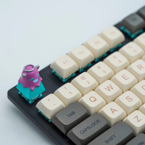 San Naughty keycaps - Painted San Naughty Keys - KEYCAPIST