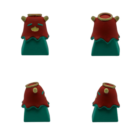 San Naughty keycaps - Painted San Naughty Keys - KEYCAPIST