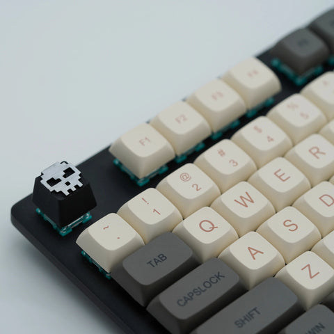 Silver Skull Digi Keycap - KEYCAPIST