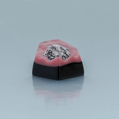 The Sakura Mountain Hand Painted Keycaps - KEYCAPIST