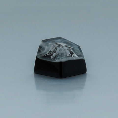 The Snowy Mountain Hand Painted Keycaps - KEYCAPIST